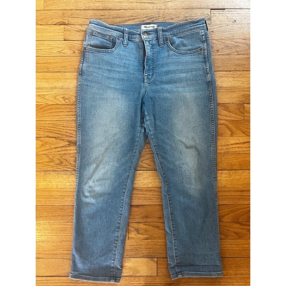 Madewell Petite Stovepipe Jeans in Euclid Wash Sz 29P NE064 - Picture 4 of 7